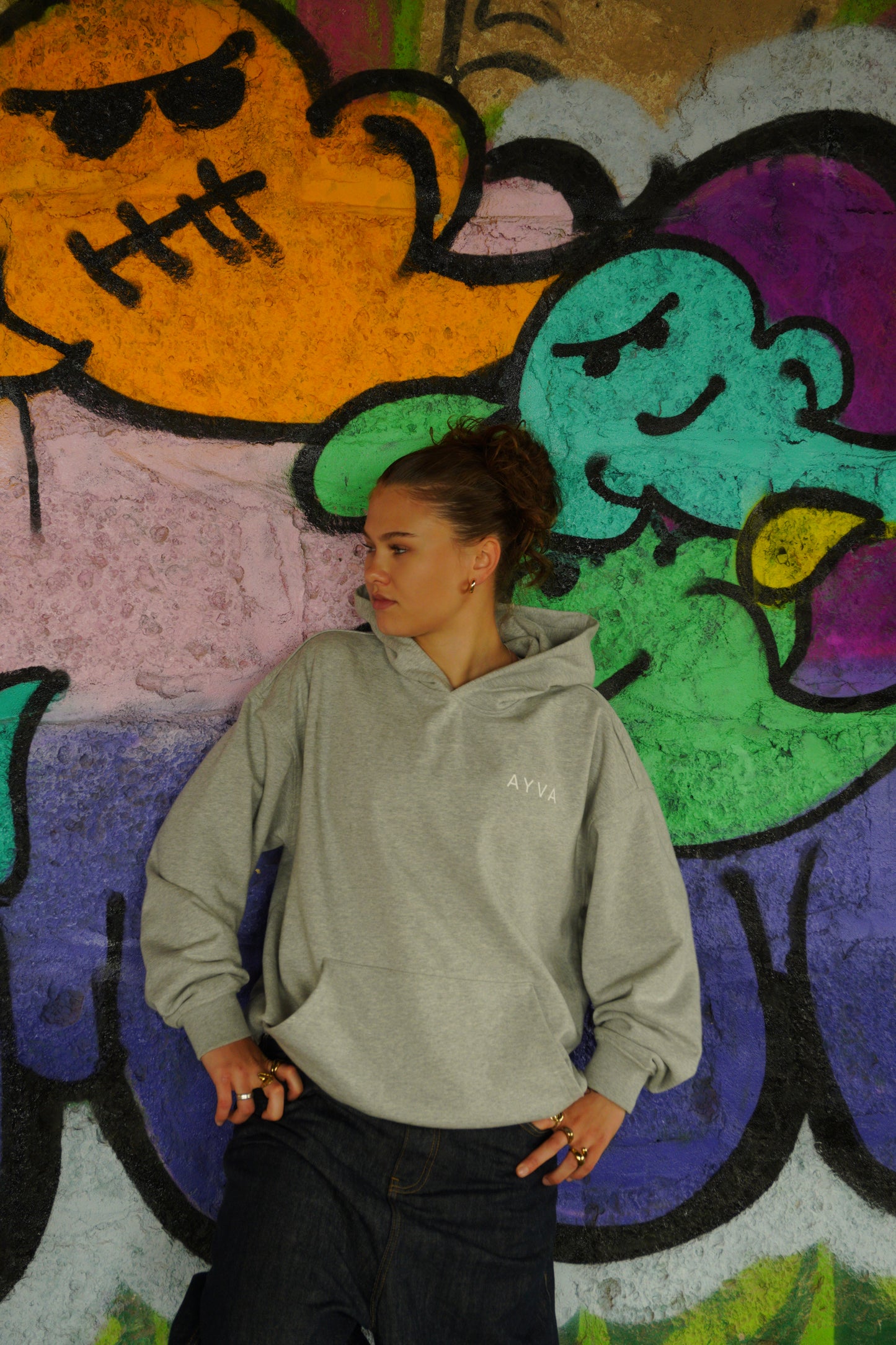Grey Hoodie Frauen