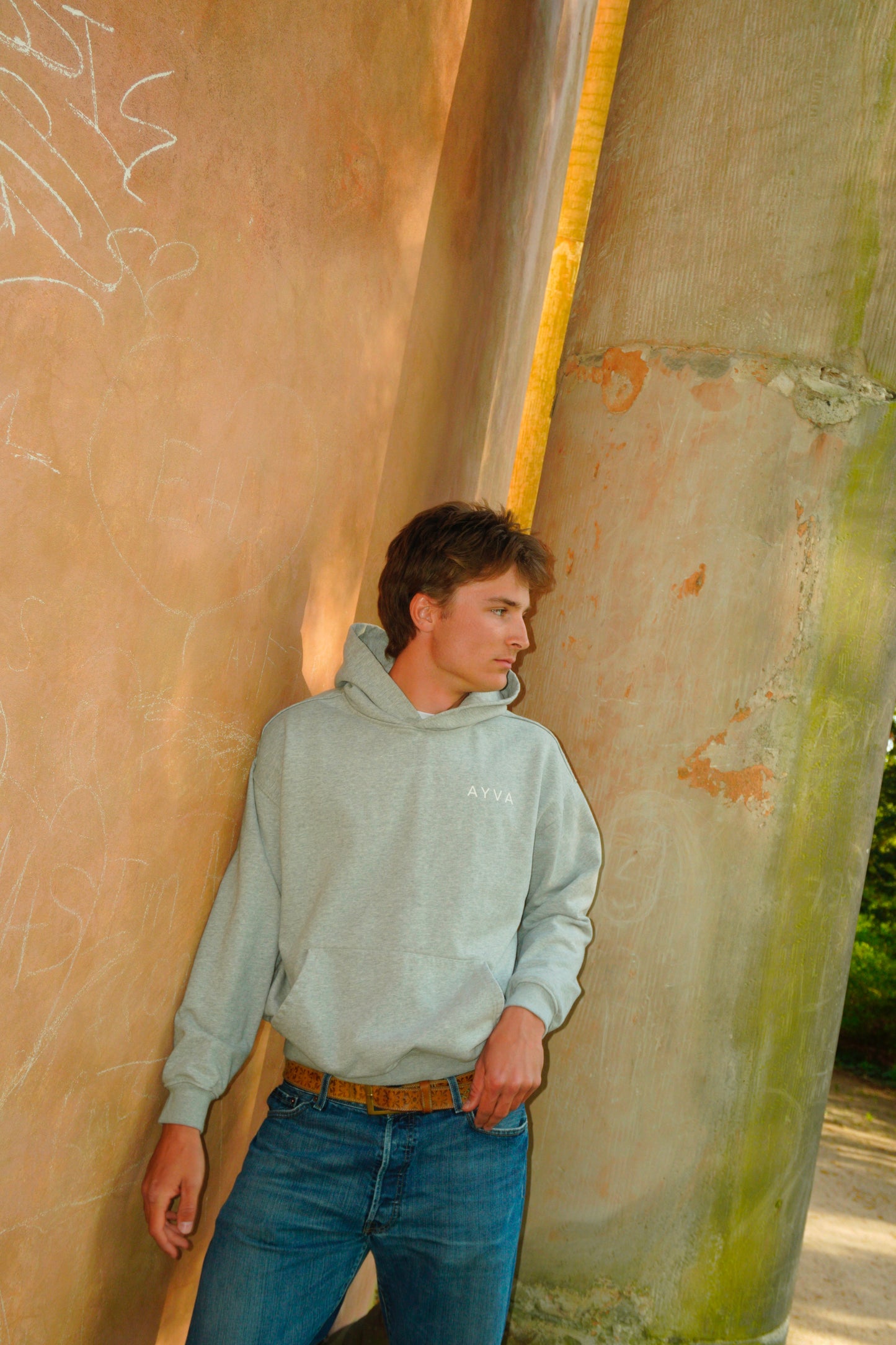 Grey Hoodie Männer