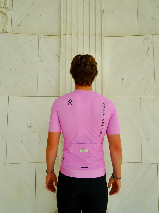 Pink Cycling Jersey Männer