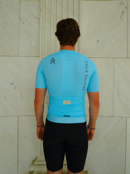 Blue Cycling Jersey Männer