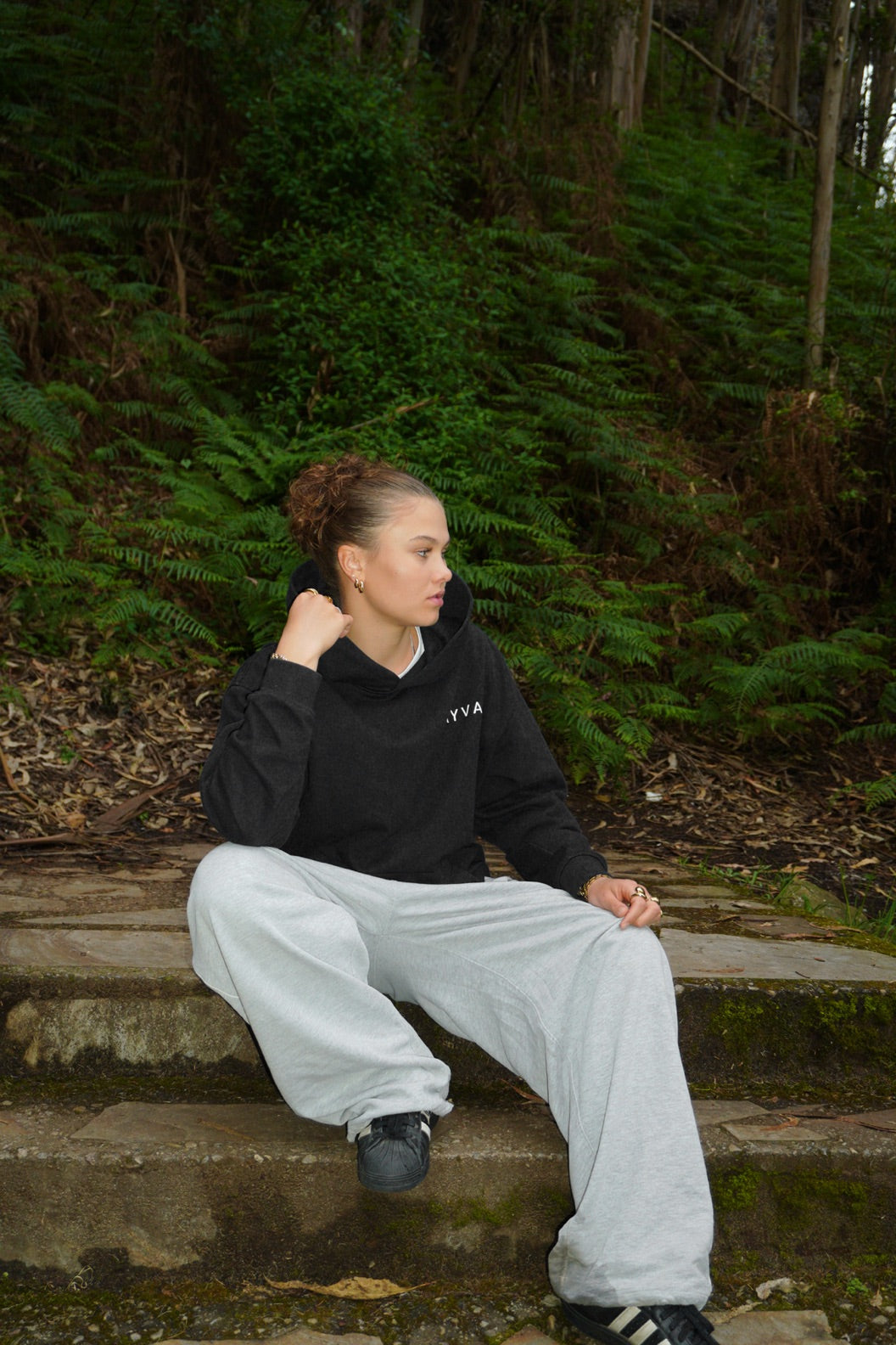 Black Hoodie Frauen