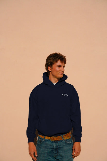 Navy Blue Hoodie Männer