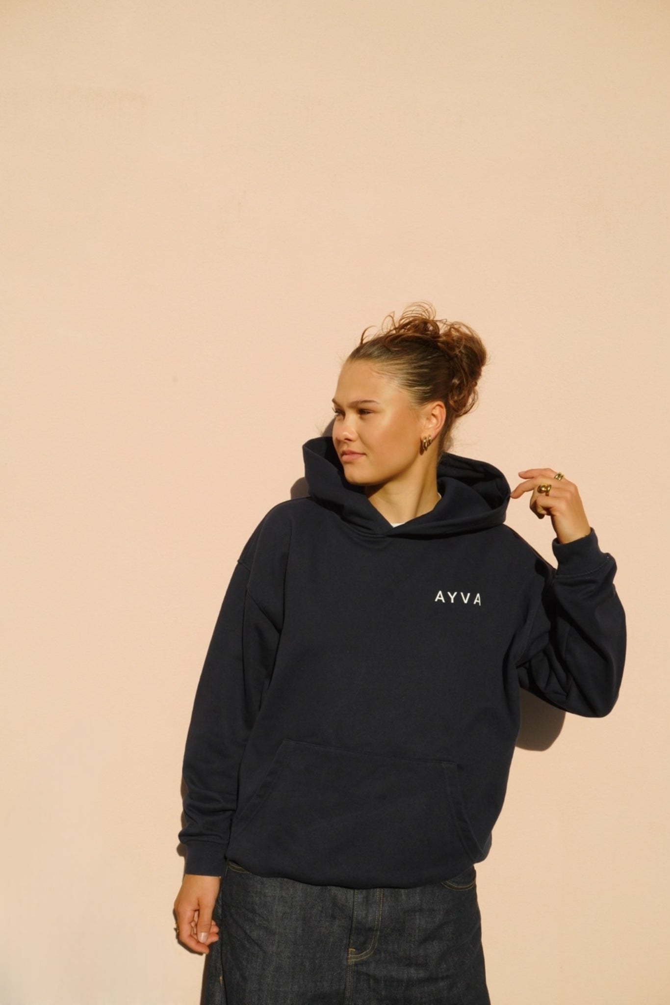 Black Hoodie Frauen